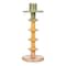 Hello Honey® 9" Enameled Decorative Metal Taper Candle Holder